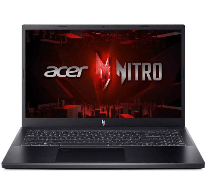 Acer Nitro V 15 NH-QNCEM.004, Intel 13th Gen i5 13420H, 8GB RAM, 512GB SSD, 15.6 inch Full HD 144Hz, 6GB NVIDIA RTX3050, Window 11 Home, Eng-Arab Keyboard, Black