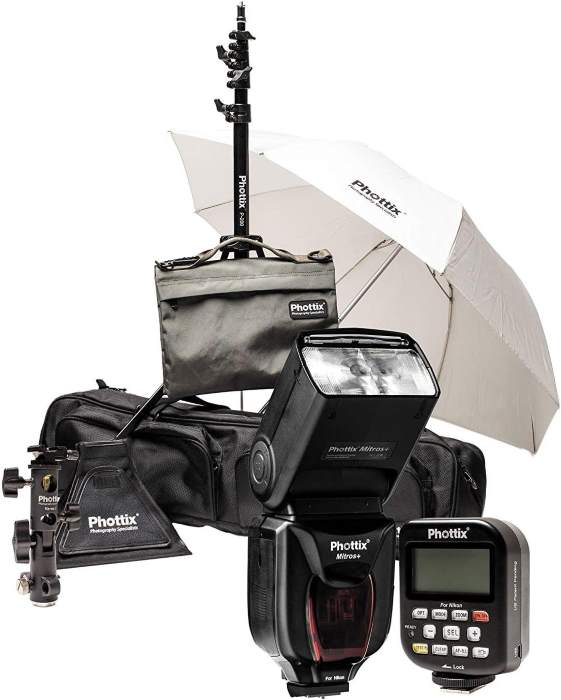 Phottix Mitros+ & Odin Scott Kelby TTL Flash Kit for Nikon, Black - PHOTX69820