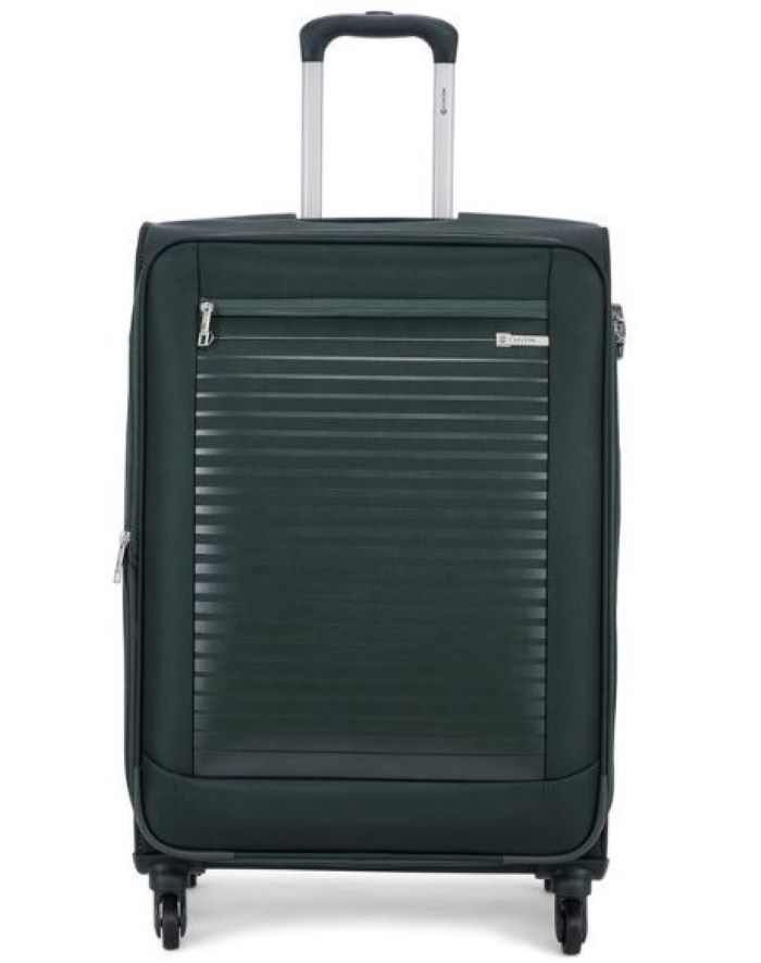 4 WHEELS CARLTON WEXFORD DEEP FOREST SOFTSIDE LARGE TROLLEY BAG
