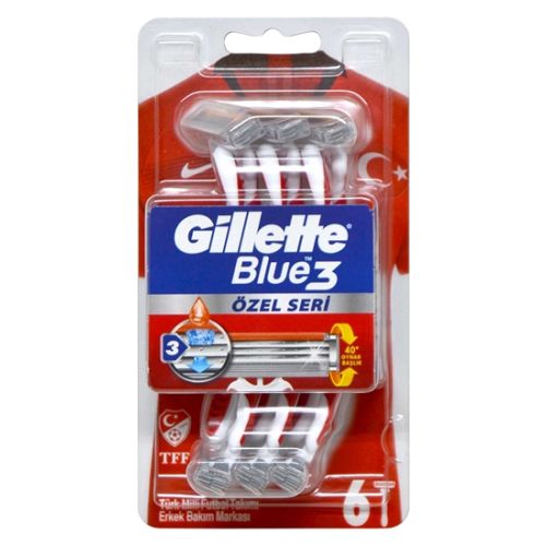 Gillette Blue 3 Pride Razor 6 Pack