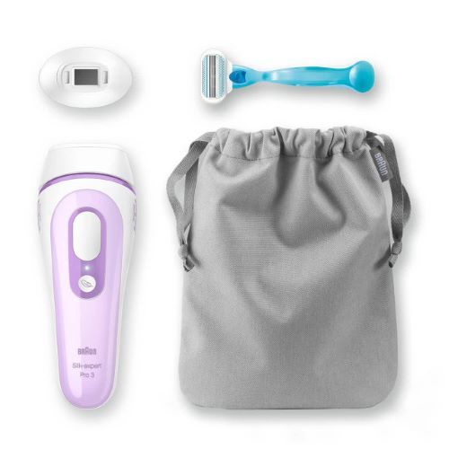 Braun Silk Expert Pro 3 PL3111 Latest Generation IPL Permanent Hair Removal White And Lilac