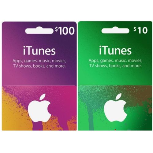$100 & $10 USA iTunes Card Bundle (Instant E-mail Delivery)