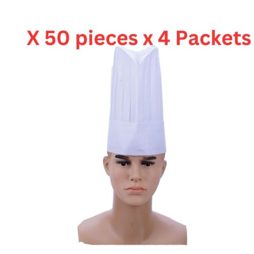 Hotpack Non Woven Chef Hat White  50 Pieces - NWCHEFHAT11