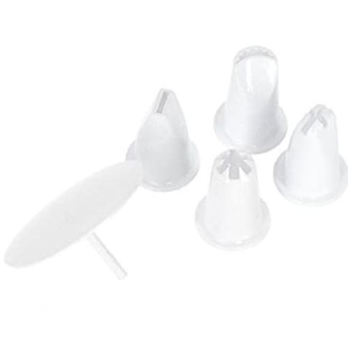 Royalford Icing Syring with Nozzles - White - RF1662-IS5