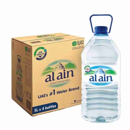 Al Ain Bottled Drinking Water 5 Liter Pack of 4