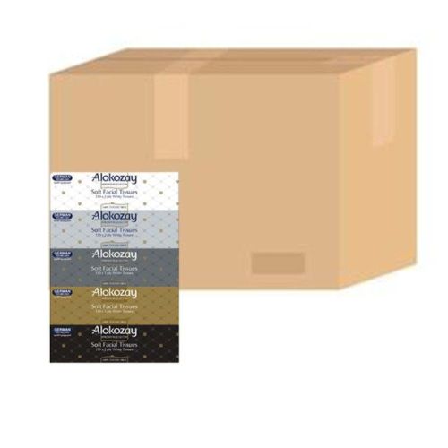Alokozay Soft Facial Tissues 130 Sheets Pack of 5, Box of 6