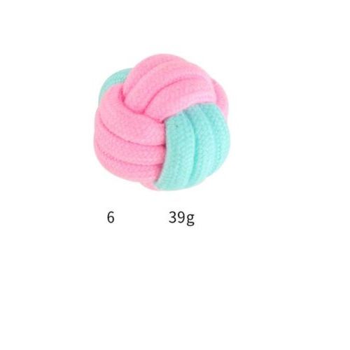 Pets Club Cotton Knot Ball Pink For Dogs size