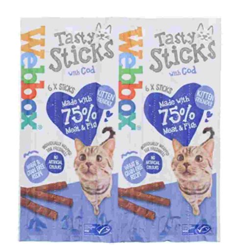 Webbox Lick -E-Lix Treats with Cod for Cats 6 g