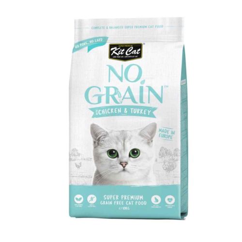 Kit Cat No Grain Super Premium Cat Food With Chicken & Turkey 10Kg