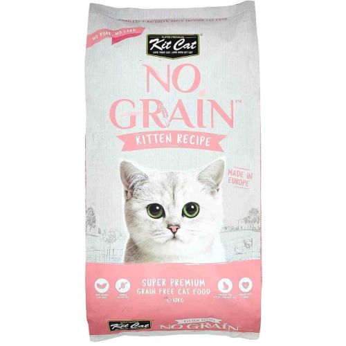 Kit Cat No Grain Super Premium Cat Food Kitten Recipe 10Kg