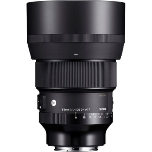 Sigma 85mm F1.4 DG DN Art Lens For Full-Frame Sony E Mount Mirrorless Cameras, Black