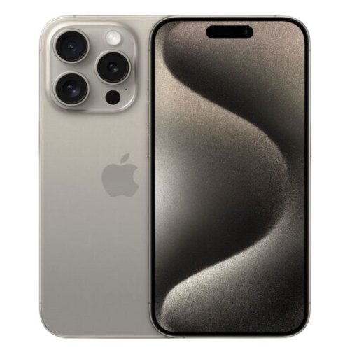 Apple iPhone 15 Pro, 6.1 inch, 1TB, Natural Titanium (Physical Sim & eSim)