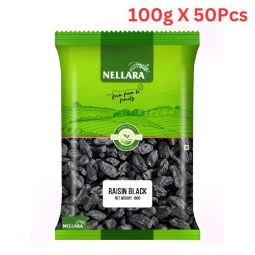 Nellara Black Raisin 100Gm (Pack of 50)