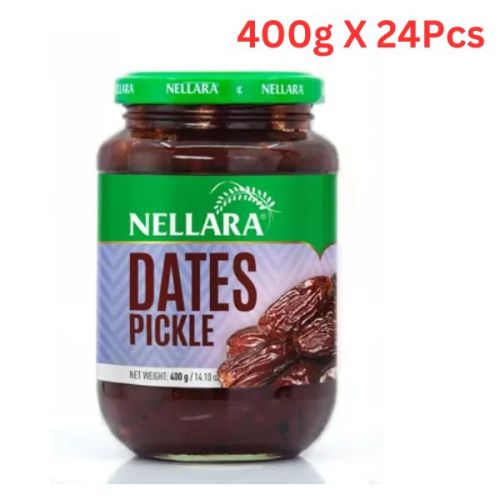 Nellara Dates Pickle 400 Gm Bottle (Pack of 24)