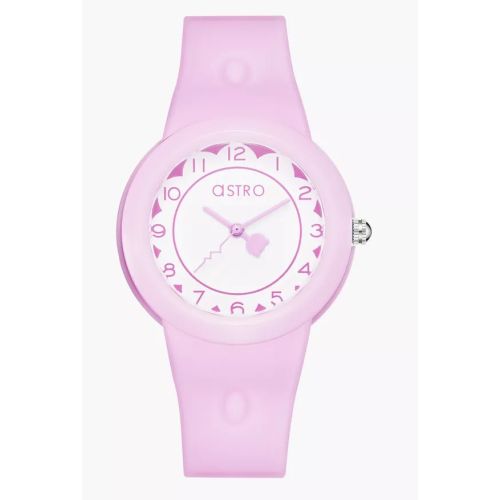 Astro Kids Japan PC21 Movement Watch, Analog Display and Polyurethane Strap - A23809-PPVW, Purple