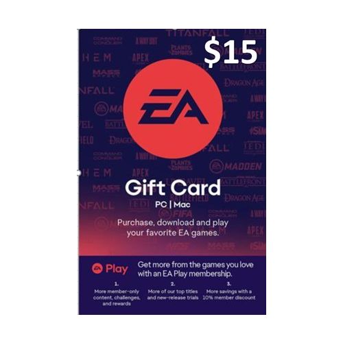 EA Play $15 Gift Card (Instant E-mail Delivery)