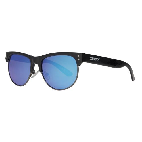 Zippo OB16-03 Rimless Sunglasses for Men, 55 mm Size, Blue - 267000205