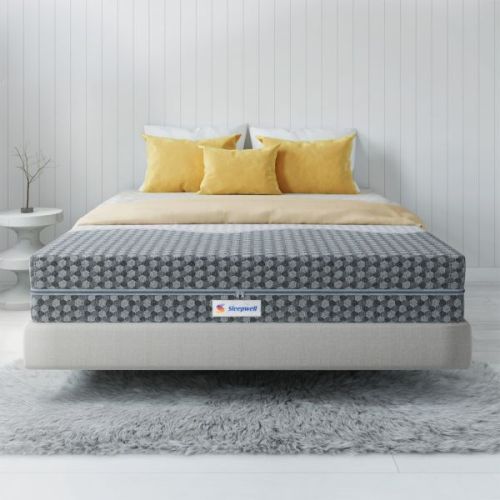 Sleepwell Ortho Pro Profiled Foam, 100 Night Trial, Queen Bed Size, Impressions Memory Foam Mattress With Airvent Cool Gel Technology White 190L x 160W x 20H cm
