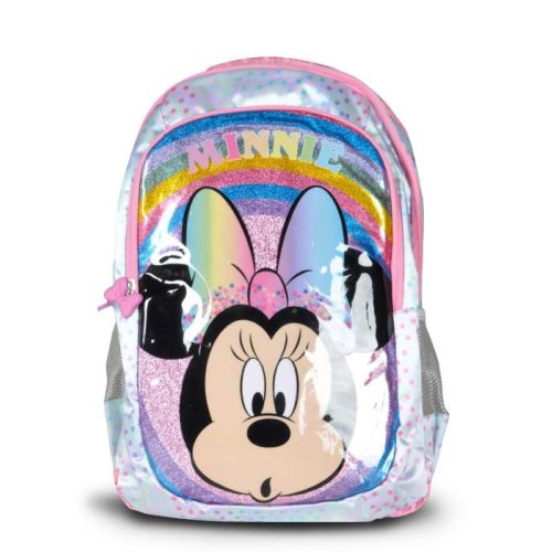 Disney Minnie Mouse Rainbow Paradise 18 inch Backpack