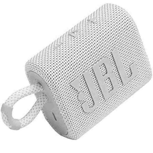 JBL Go 3 portable Waterproof Speaker- White