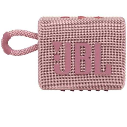 JBL Go 3 portable Waterproof Speaker- Pink