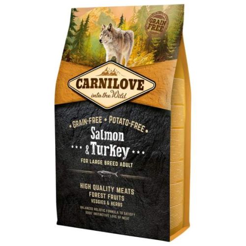Carnilove Salmon & Turkey For Large Breed Adult Dogs 4kg