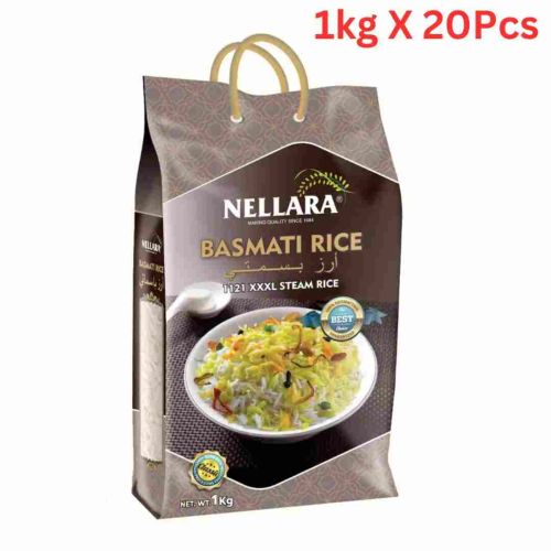 Nellara Basmathi Rice 1121 XXXL Classic Rice 1kg (Pack of 20)