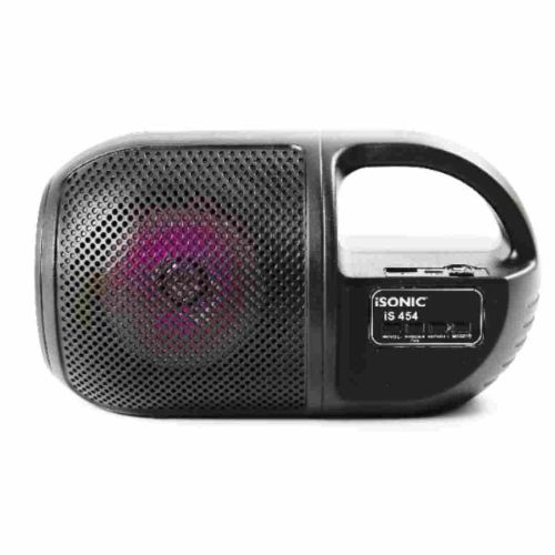 iSonic Rechargeable Bazooka Speaker-(Black)-(iS 454)