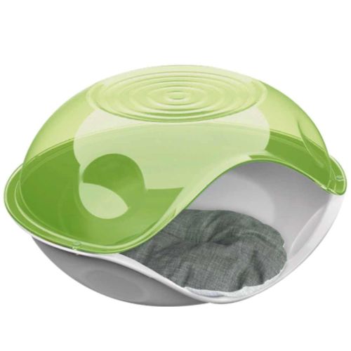 Georplast Duck Transparent Cove- Red Pet Bed - Green