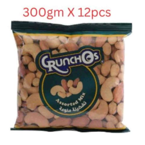Crunchos Assorted Mix, 300g, Carton of 12 Packs