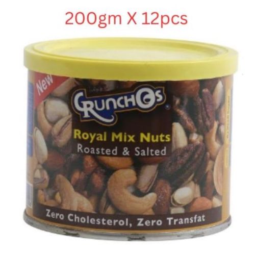Crunchos Royal Mix Nuts 200gm - Carton of 12 Packs
