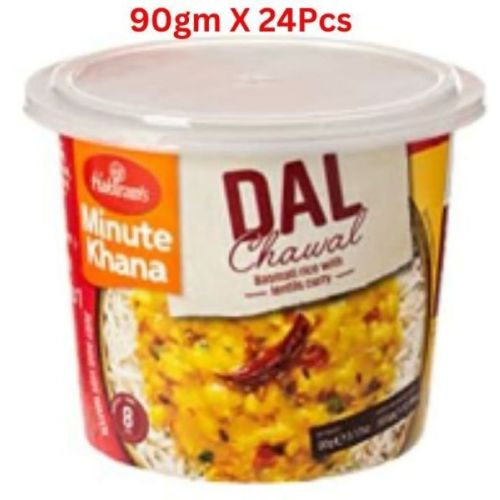 Haldirams Instant Bowl Dal Chawal 90 Gm Pack Of 24 (UAE Delivery Only)