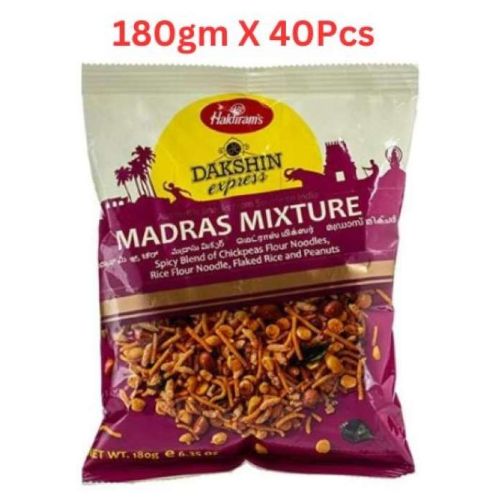 Haldirams Dakshin Express Madras Mixture - 180 Gms Pack Of 40 (UAE Delivery Only)