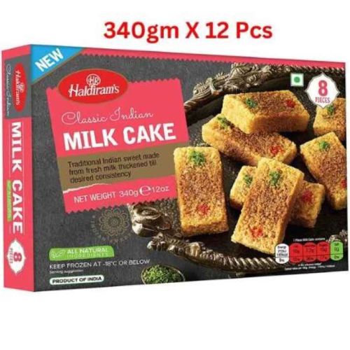 Haldirams Milk Cake 340Gm Pack Of 12 (UAE Dellivery Only)