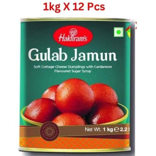Haldirams Gulab Jamun 1 Kg Pack Of 12 (UAE Delivery Only)