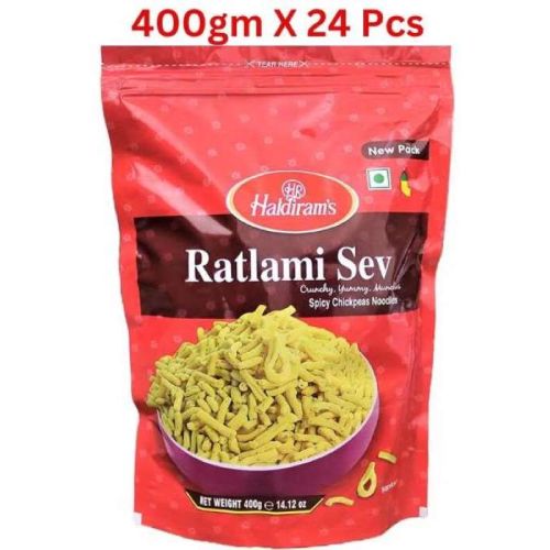 Haldirams Ratlami Sev 400 Gm Pack Of 24 (UAE Delivery Only)
