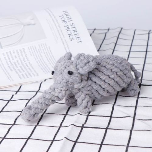 For Pet Animal Rope Toys For Cats - Elephant