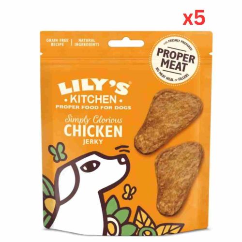 Lily'S Kitchen Simply Glorious Chicken Jerky Dog Treats (70G) (Pack Of 5)
