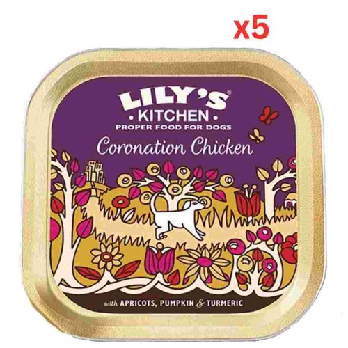 Lily'S Kitchen Coronation Chicken Wet Dog Food (150G) (Pack Of 5)