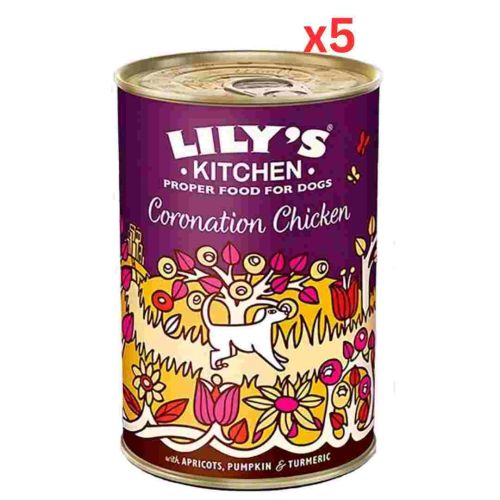 Lily'S Kitchen Coronation Chicken Wet Dog Food (400G) (Pack Of 5)