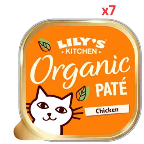 Lily'S Kitchen Organic Chicken Dinner Wet Cat Food (85G) (Pack Of 7)