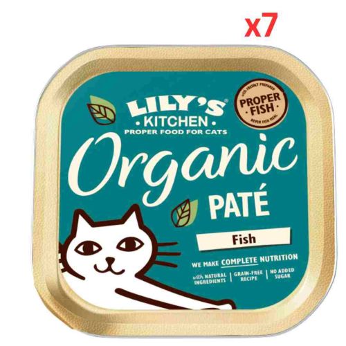 Lily'S Kitchen Organic Fish Dinner Wet Cat Food (85G) (Pack Of 7)