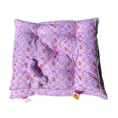 Coco Kindi Pink Color Cat Pattern Cushion with Bone Washable Cotton Bed - Size 3