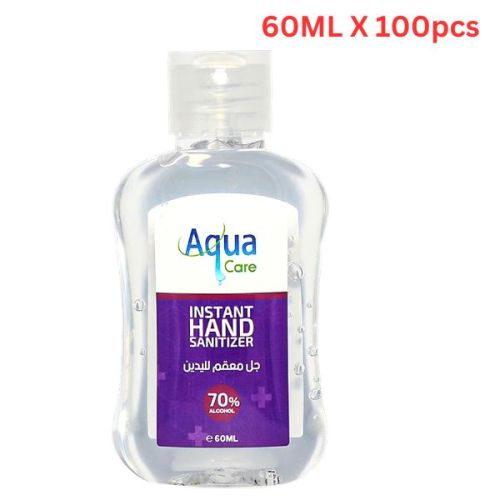 Aqua Care Hand Sanitizer Gel - 60ML x 100pcs