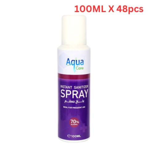 Aqua Care Hand Sanitizer Aerosol Spray 100ML x 48pcs