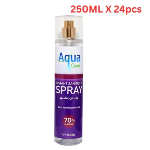 Aqua Care Hand Sanitizer Liquid Spray 250ML x 24pcs