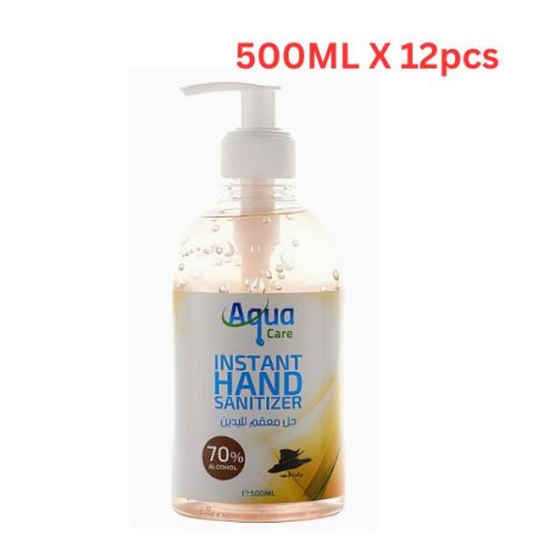 Aqua Care Hand Sanitizer Gel Oud - 500ML x 12pcs