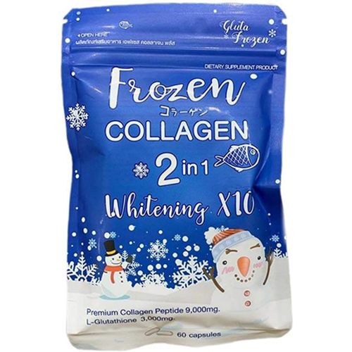 Frozen Collagen 2 in 1 Premium Peptide & Glutathione (60 Capsules)