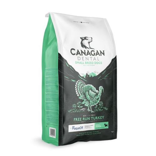 Canagan Free Run Turkey Dental Small Breed Dogs Dry Food 2Kg 
