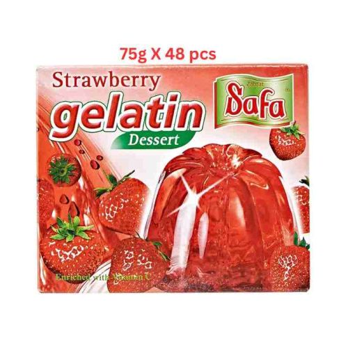 Zahrat Safa Jelly Strawberry (Pack Of 48 X 75g)